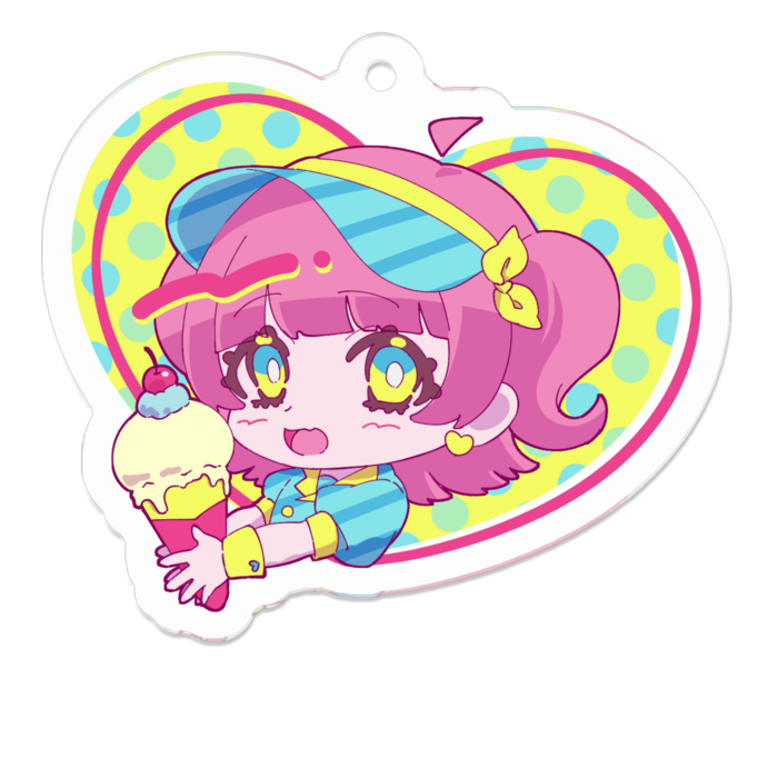 アクリルキーホルダー - 50 x 50 (mm)