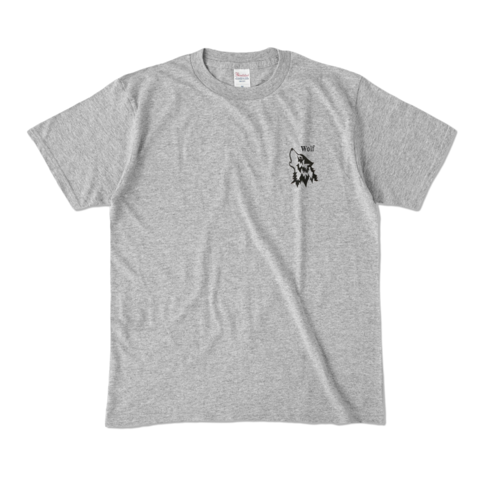 カラーTシャツ - M - 杢グレー (濃色)