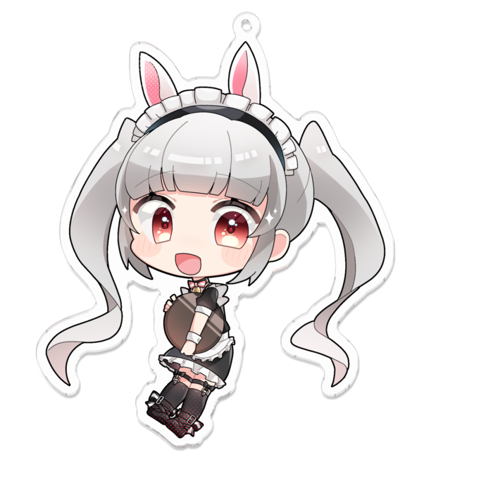 アクリルキーホルダー（コーティング） - 100 x 100 (mm)