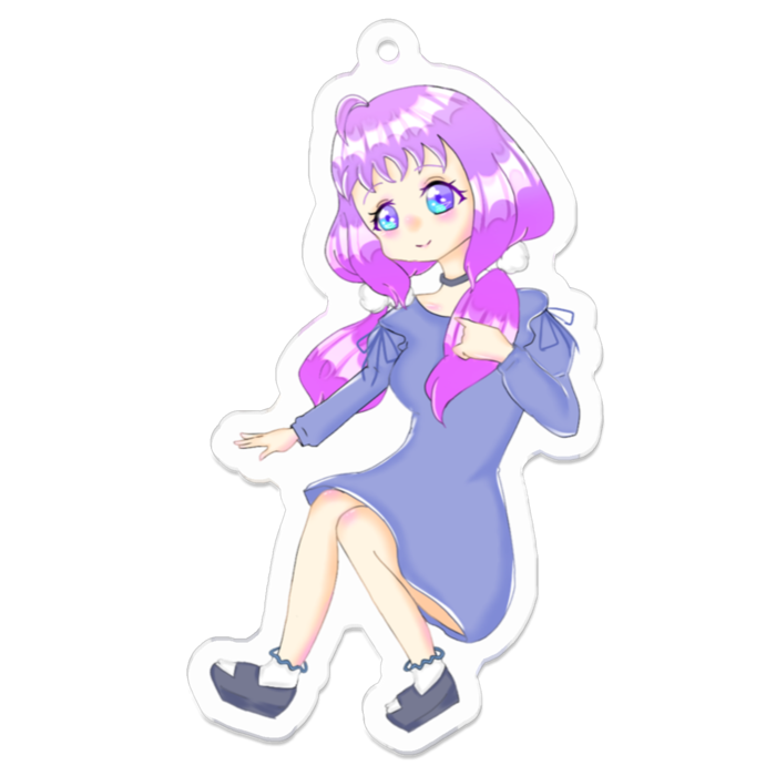 アクリルキーホルダー - 70 x 70 (mm)