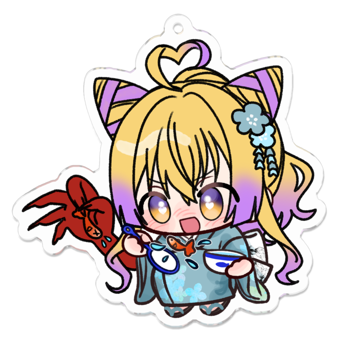 アクリルキーホルダー - 70 x 70 (mm)