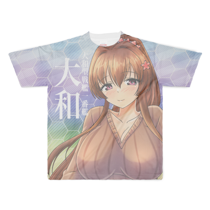 フルグラフィックTシャツ - XL - 正面印刷のみ