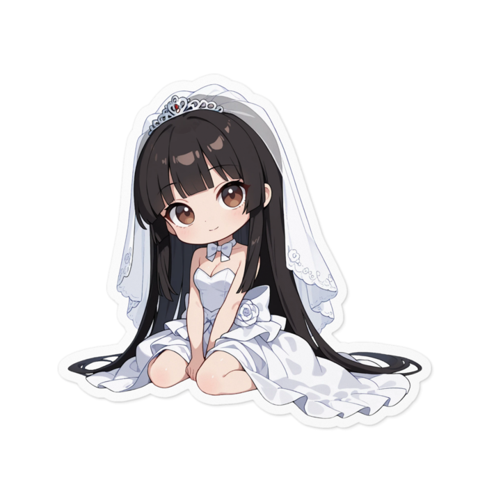 ステッカー - 100 x 100 (mm)(キャラのみ)