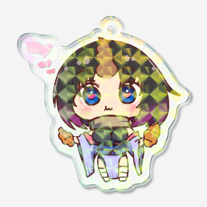 ホログラムアクリルキーホルダー - 50 × 50mm