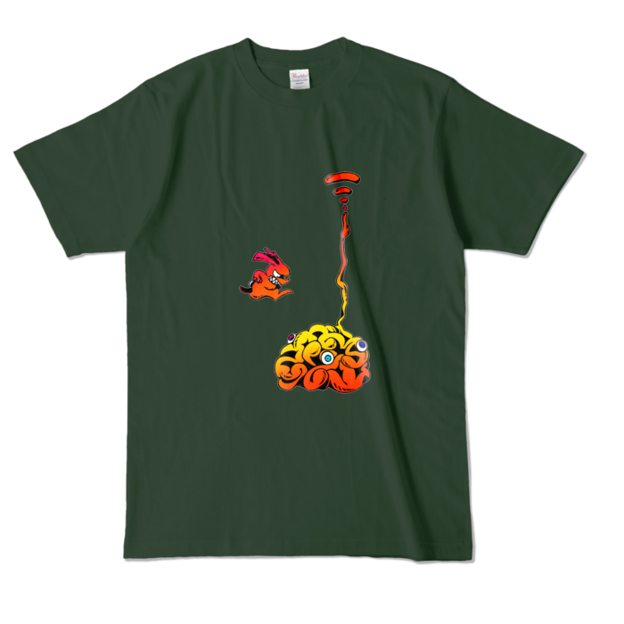 カラーTシャツ - L - フォレスト (濃色)(2)