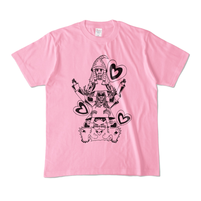 カラーTシャツ - M - ピーチ (淡色)