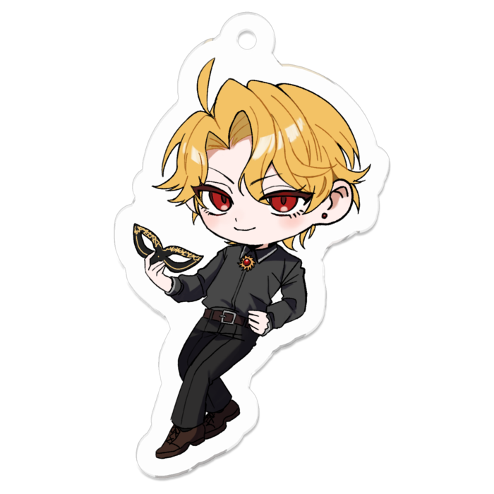 アクリルキーホルダー（コーティング） - 50 x 50 (mm)