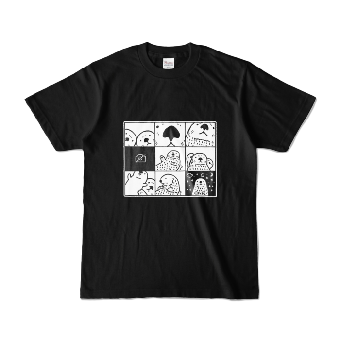 カラーTシャツ - S - ブラック (濃色)