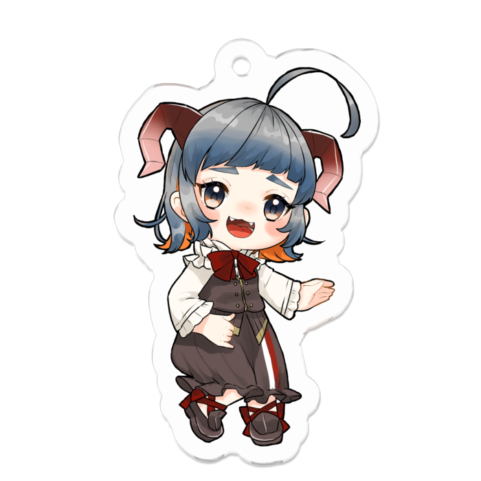 とあち(ステラ服)キーホルダー50 x 50 (mm)