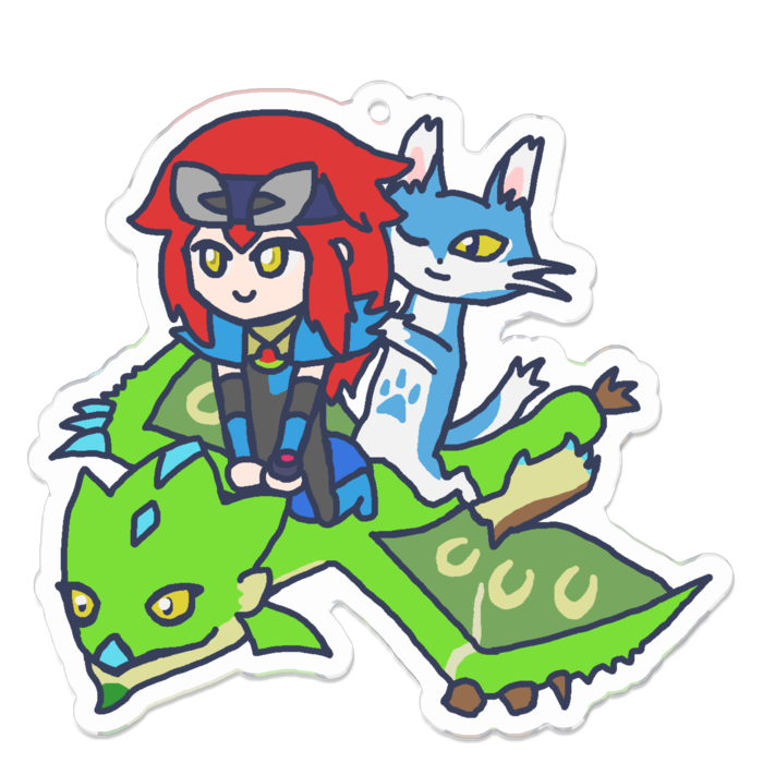 アクリルキーホルダー - 70 x 70 (mm)