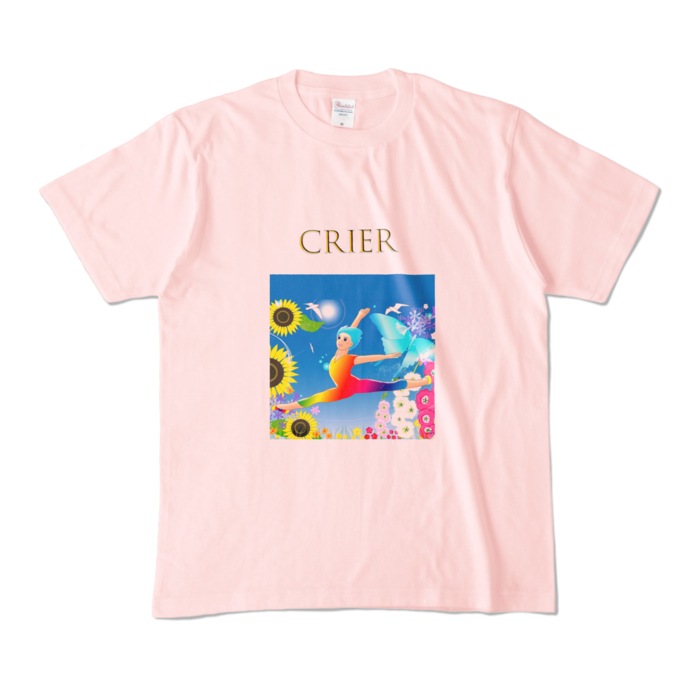 カラーTシャツ - M - ライトピンク (淡色)