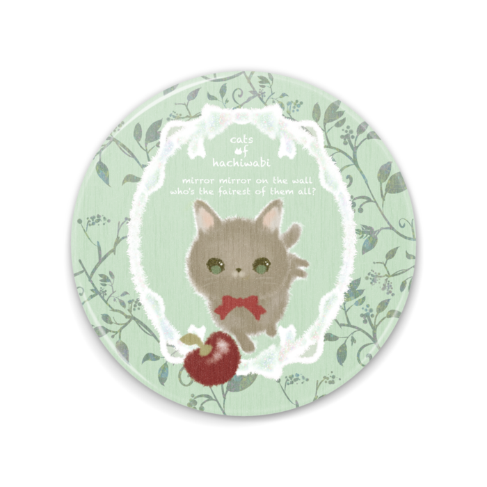 缶ミラー - 75mmグリーン