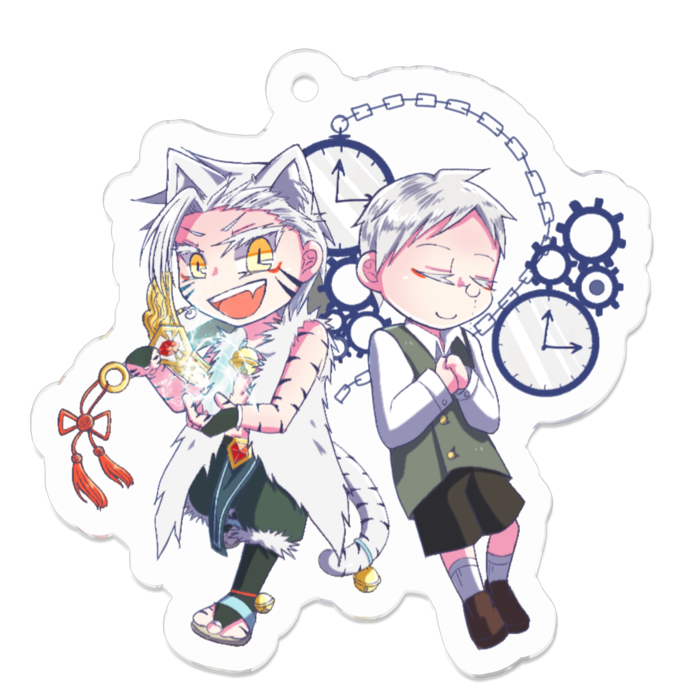 アクリルキーホルダー - 50 x 50 (mm)