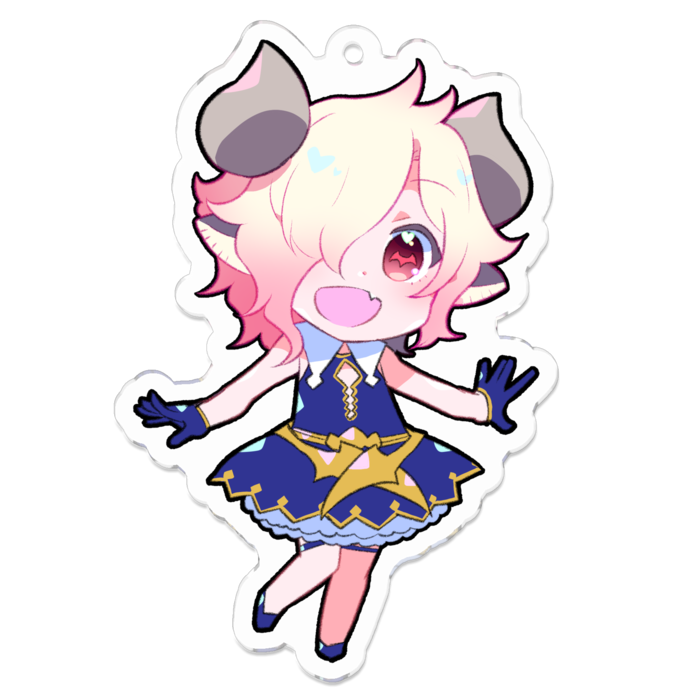 アクリルキーホルダー - 70 x 70 (mm)