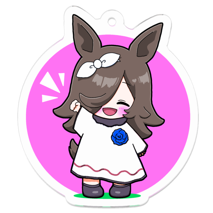 アクリルキーホルダー - 50 x 50 (mm)