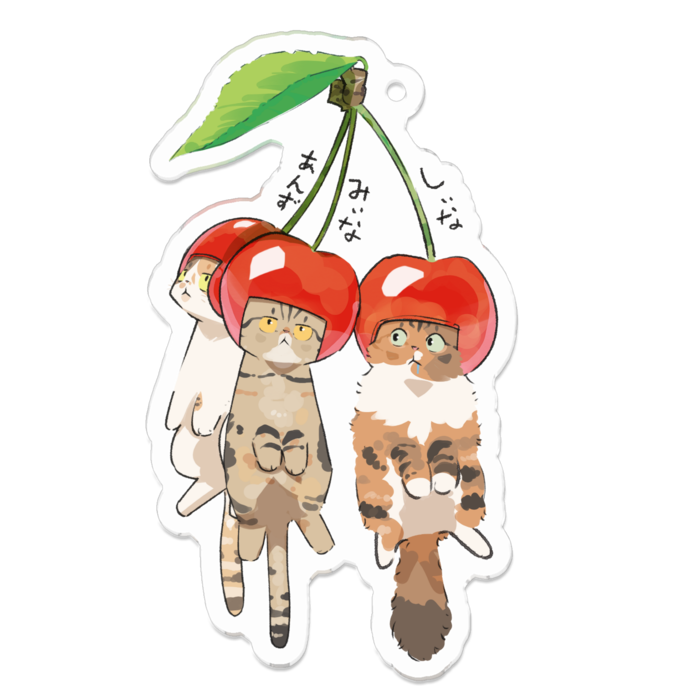 アクリルキーホルダー - 70 x 70 (mm)