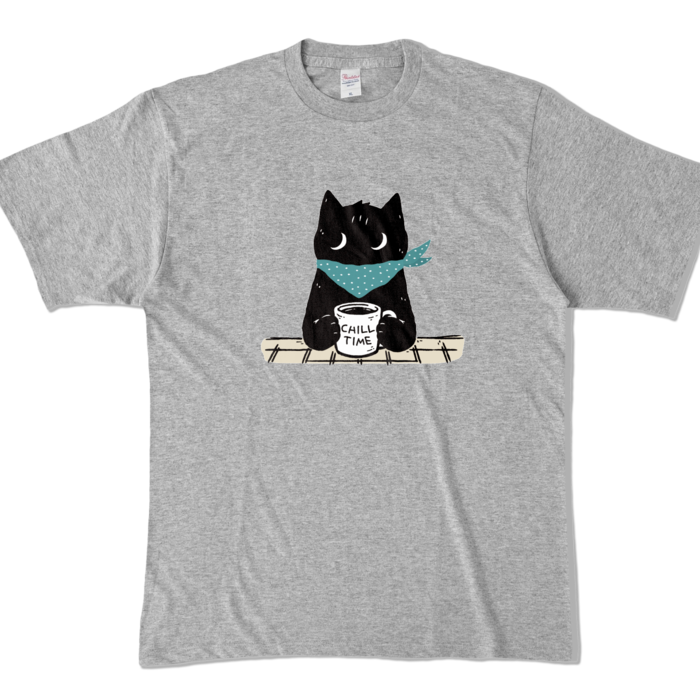 カラーTシャツ - XL - 杢グレー （濃色）