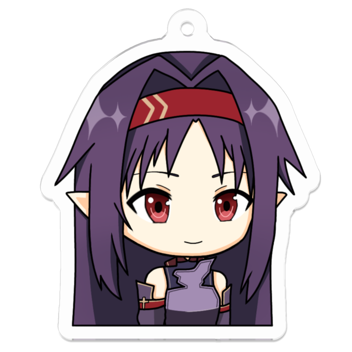 アクリルキーホルダー（コーティング） - 50 x 50 (mm)