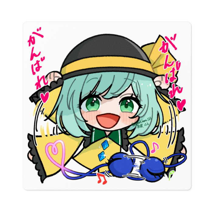 ステッカー - 100 x 100 (mm)
