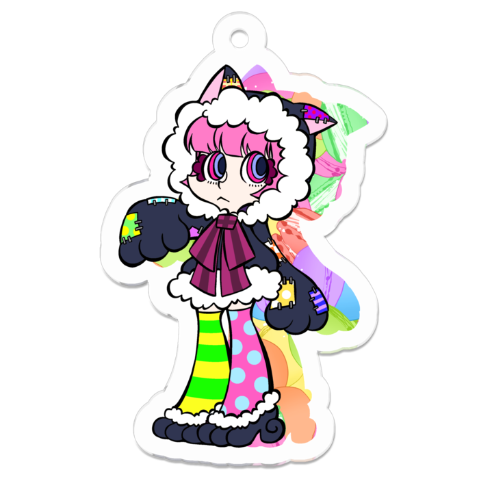 アクリルキーホルダー - 50 x 50 (mm)