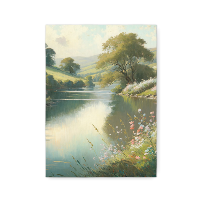 846＊水彩画　蓼科女神湖5 原画 846＊水彩画 蓼科女神湖5 原画 絵画