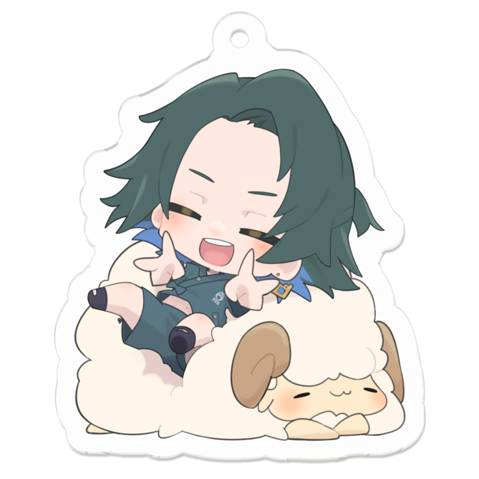 アクリルキーホルダー - 50 x 50 (mm)