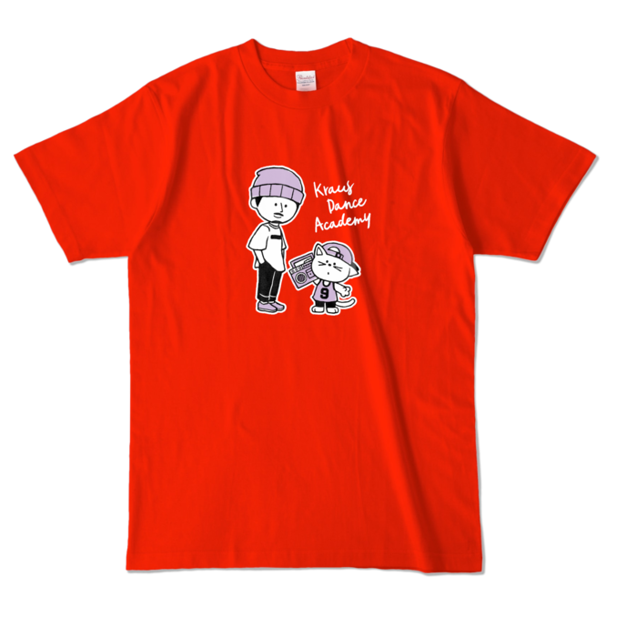 カラーTシャツ - L - レッド (濃色)