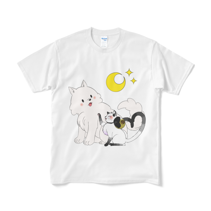 月美Tシャツ - M - ホワイト(カラー)