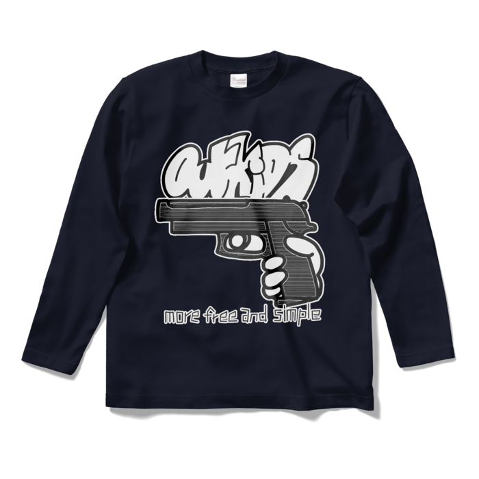 ロングスリーブTシャツ - S - ネイビー