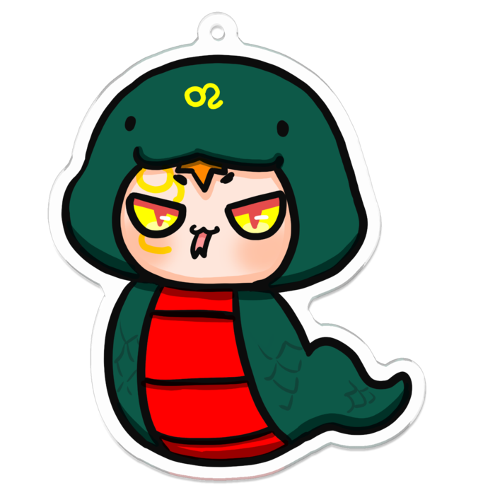 アクリルキーホルダー - 70 x 70 (mm)