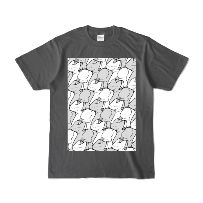 カラーTシャツ - S - チャコール (濃色)