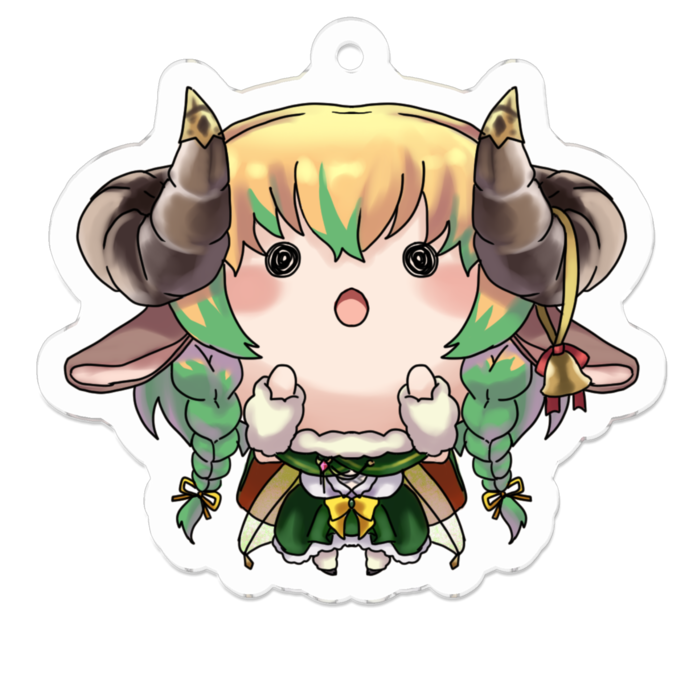 アクリルキーホルダー - 50 x 50 (mm)