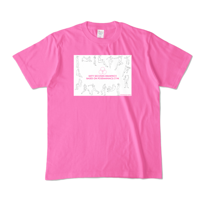 カラーTシャツ - M - ピンク (濃色)