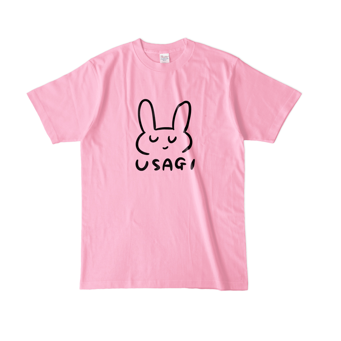カラーTシャツ(淡色) - L - ピーチ