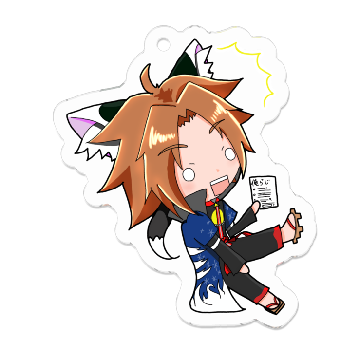 アクリルキーホルダー(コーティング) - 50 x 50 (mm)