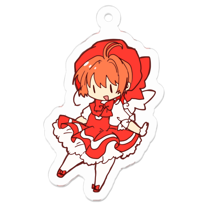 アクリルキーホルダー - 50 x 50 (mm)