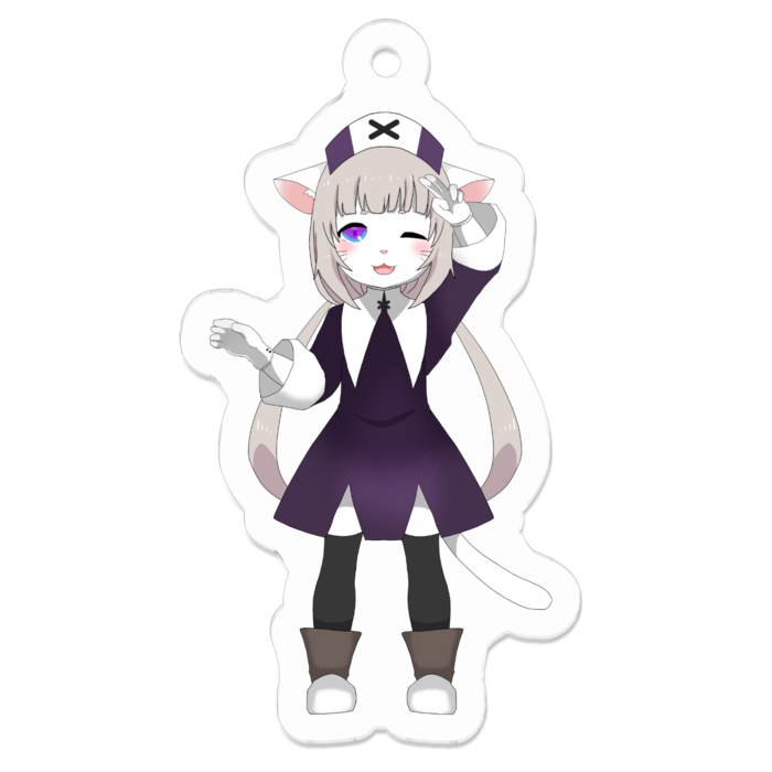 アクリルキーホルダー - 50 x 50 (mm)