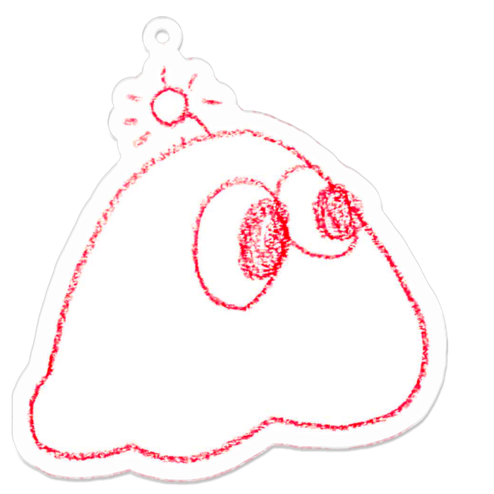 アクリルキーホルダー - 70 x 70 (mm)