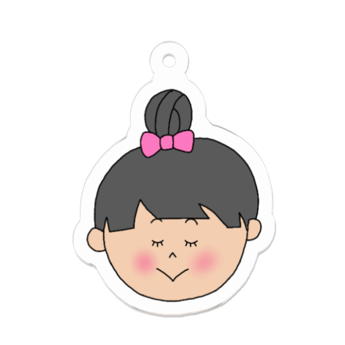 アクリルキーホルダー - 50 x 50 (mm)