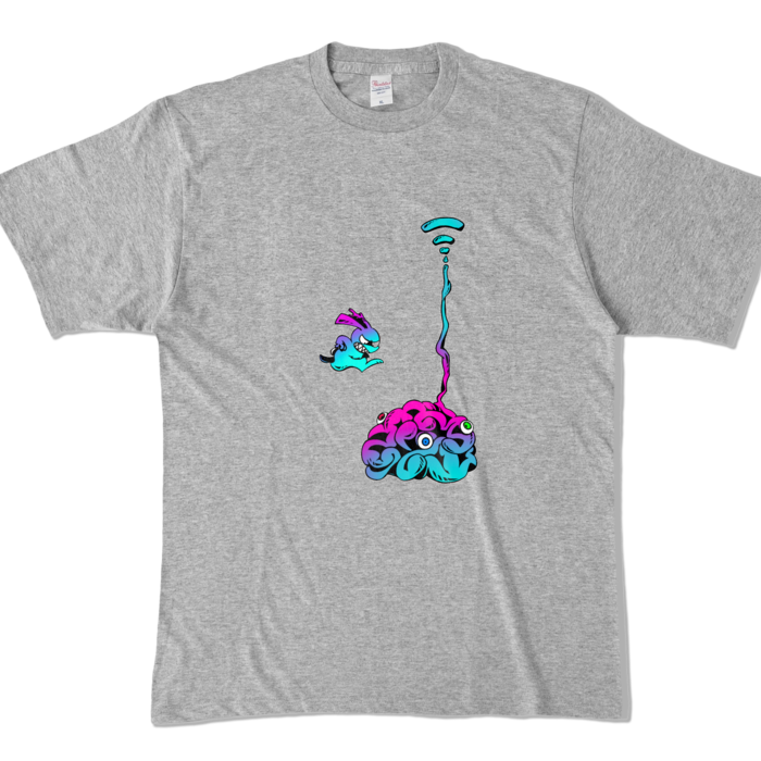 カラーTシャツ - XL - 杢グレー (濃色)(3)