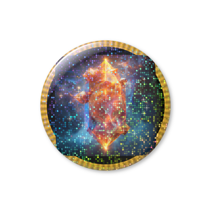 ホログラム缶バッジ - 76mm