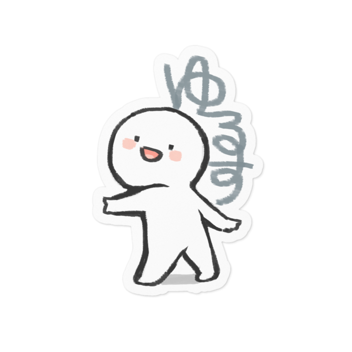 ステッカー - 100 x 100 (mm)