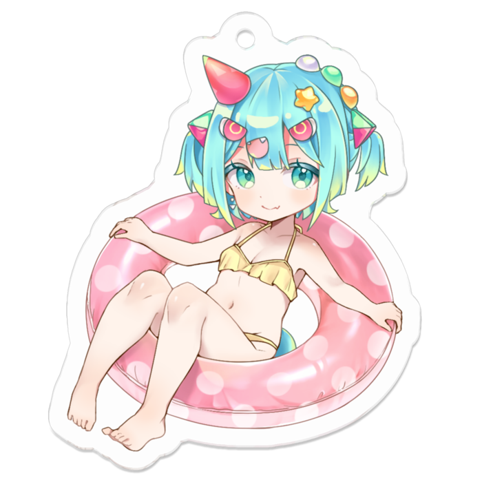 アクリルキーホルダー - 50 x 50 (mm)