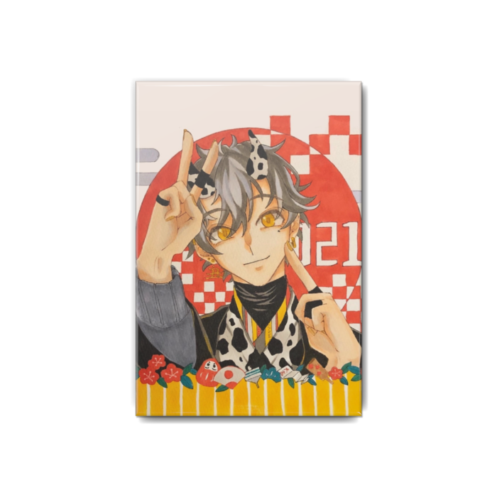 缶バッジ - 54 × 80 (mm)