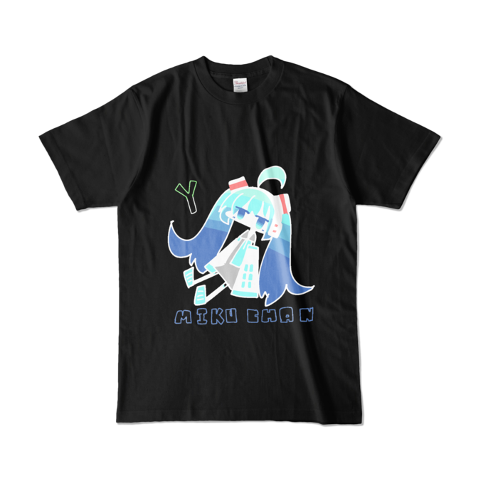 カラーTシャツ - L - ブラック (濃色)