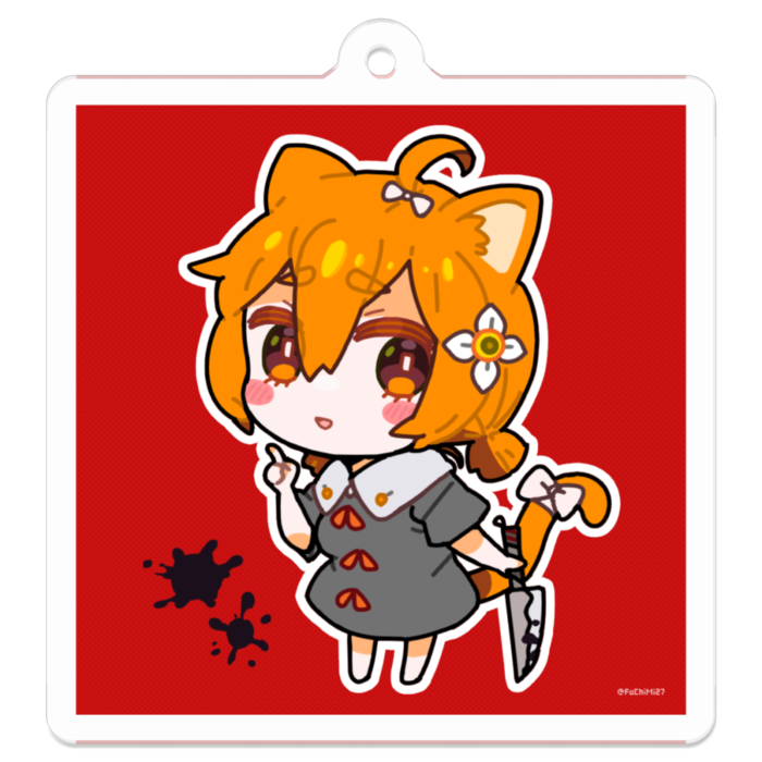 アクリルキーホルダー - 50 x 50 (mm)