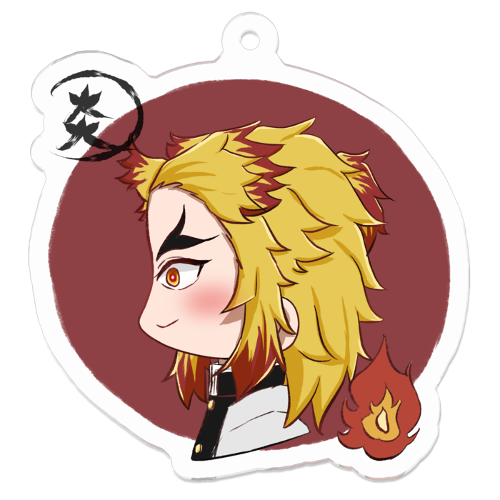 アクリルキーホルダー - 50 x 50 (mm)