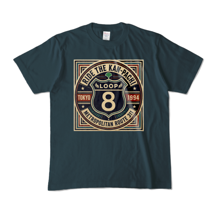 カラーTシャツ - M - デニム (濃色)