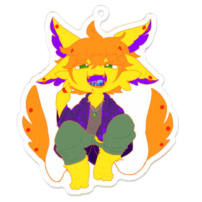 アクリルキーホルダー - 70 x 70 (mm)