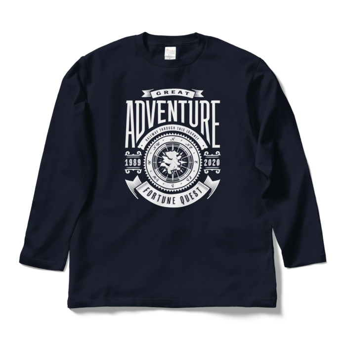 ロングスリーブTシャツ - L - ネイビー